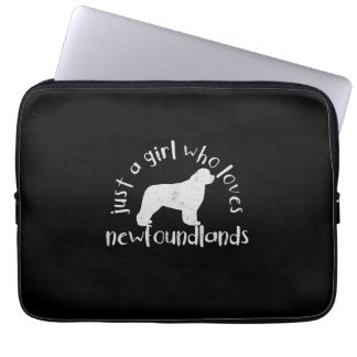 Gewoon een meisje dat houdt van hondenproducten ui laptop sleeve