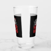 Gewoon een meisje dat houdt van horrorfilms vrouwe glas (Links)