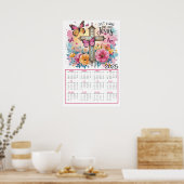 Gewoon een meisje dat houdt van Jezus 2025 Kalende Poster (Keuken)