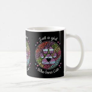 Gewoon een meisje dat houdt van katten eigenaren K Koffiemok