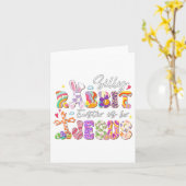 Gewoon een meisje dat houdt van katten en Jezus gr Kaart (Gele Bloem)