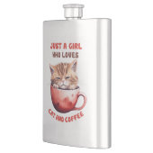 Gewoon een meisje dat houdt van katten en koffie ( flacon (Links)