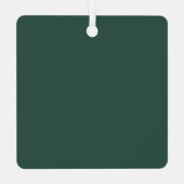 Gewoon een meisje dat houdt van kerstvakantie metalen ornament (Achterkant)