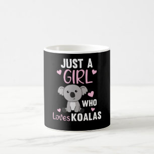 Gewoon een meisje dat houdt van Koalas Cute Koala  Koffiemok