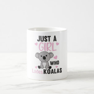 Gewoon een meisje dat houdt van Koalas Cute Koala  Koffiemok