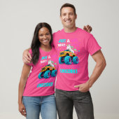 Gewoon een meisje dat houdt van monstertrucks eenh t-shirt (Unisex)