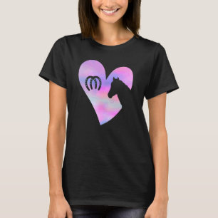 Gewoon een meisje dat houdt van paarden grafisch t-shirt