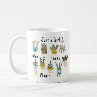 Gewoon een meisje dat houdt van Planten Botanist Koffiemok