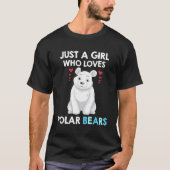 Gewoon een meisje dat houdt van Polar Beren Shirt  (Voorkant)