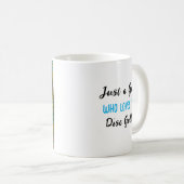 Gewoon een meisje dat houdt van schijfgolf koffiemok (Voorkant rechts)