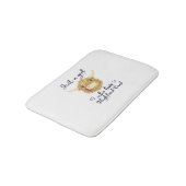 Gewoon een meisje dat houdt van Schotse Highland K Badmat (Gekanteld)