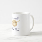 Gewoon een meisje dat houdt van Schotse Highland K Koffiemok (Voorkant rechts)