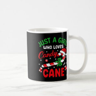 Gewoon een meisje dat houdt van snoep Cane Christm Koffiemok