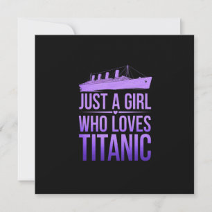 Gewoon een meisje dat houdt van Titanic Perfect vo Kaart