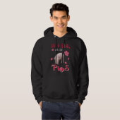 Gewoon een meisje dat houdt van varkens Luipaard B Hoodie (Voorkant volledig)
