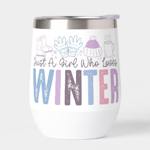 Gewoon een meisje dat houdt van winter Schattigee