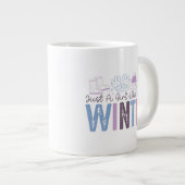 Gewoon een meisje dat houdt van winter Schattigee  Grote Koffiekop (Voorkant rechts)