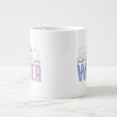 Gewoon een meisje dat houdt van winter Schattigee  Grote Koffiekop (Voorkant)