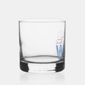 Gewoon een meisje dat houdt van winter Schattigee  Whisky Glas (Rechts)