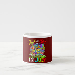 Gewoon Een Meisje Dat Kerstmis In Juli Flamingo Li Espresso Kop