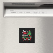 Gewoon Een Meisje Dat Kerstmis In Juli Liefheeft Magneet (Insitu (Vaatwasser))
