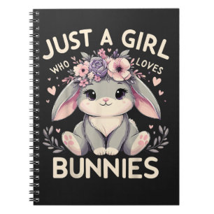Gewoon Een Meisje Dat Konijnen Liefheeft Notitieboek