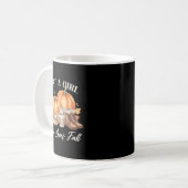 Gewoon Een Meisje Dat Liefheeft Met Herfst Pompoen Koffiemok (Voorkant links)