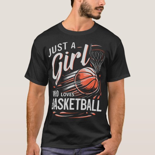 Gewoon Een Meisje Dat Liefheeft T-shirt (Voorkant)