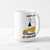 Gewoon een meisje dat mijn eigen bedrijf opbouwt koffiemok (Voorkant rechts)