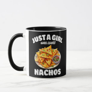 Gewoon Een Meisje Dat Nacho's Liefheeft Grappig Et Mok