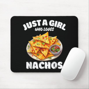 Gewoon Een Meisje Dat Nacho's Liefheeft Grappig Et Muismat