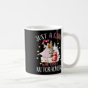 Gewoon een meisje dat Notenkrakers Kerstmis Byllet Koffiemok