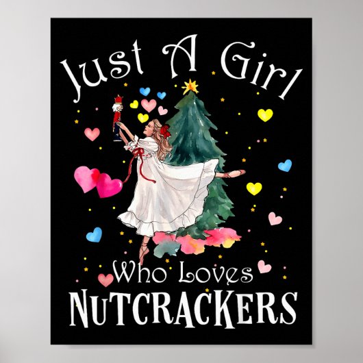 Gewoon een meisje dat Notenkrakers leuk vindt Funn Poster (Voorkant)