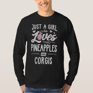 Gewoon een meisje dat van ananassen houdt en van c t-shirt