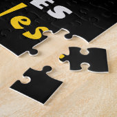 Gewoon een meisje dat van ananassen houdt legpuzzel (Zijkant)