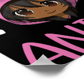 Gewoon een meisje dat van Anime African American G Poster (Hoek)