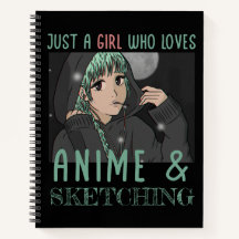 Gewoon een meisje dat van Anime en Tekenen houdt