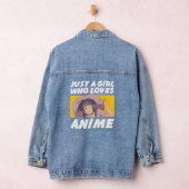 Gewoon een meisje dat van anime houdt, anime liefh denim jacket (Hangar)
