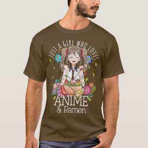 Gewoon een meisje dat van Anime houdt, Anime Ramen T-shirt