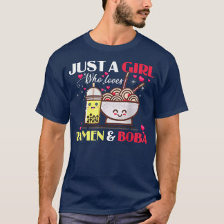 Gewoon een meisje dat van Anime houdt en Boba Bubb T-shirt