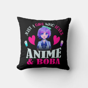 Gewoon een meisje dat van Anime houdt en Boba Kussen