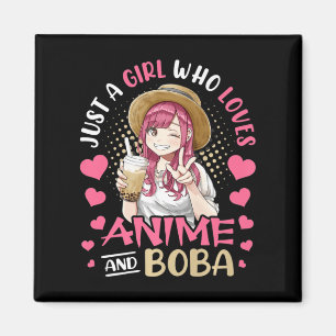 Gewoon een meisje dat van Anime houdt en Boba Tea Magneet