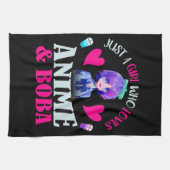 Gewoon een meisje dat van Anime houdt en Boba Theedoek (Horizontaal)