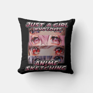 Gewoon een meisje dat van Anime houdt en Japan ket Kussen