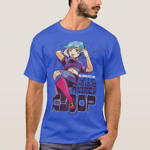 Gewoon een meisje dat van Anime houdt en Japan Man T-shirt