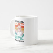 Gewoon een meisje dat van Anime houdt en ketting - Koffiemok (Voorkant links)