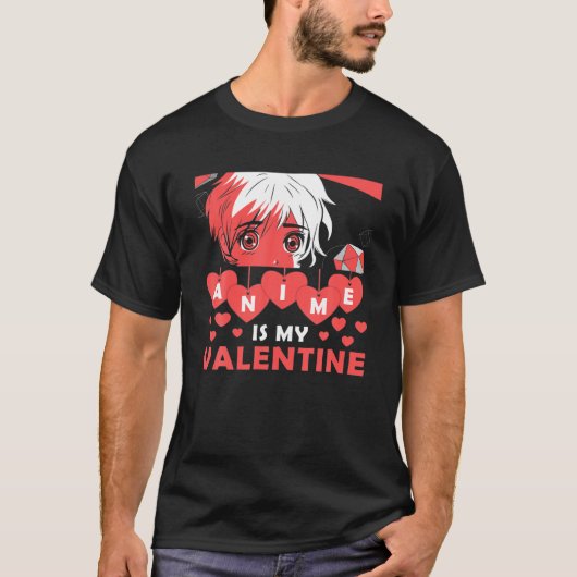 Gewoon een meisje dat van Anime houdt en Kpop Merc T-shirt (Voorkant)
