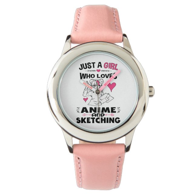 Gewoon een meisje dat van Anime houdt en meisjes k Horloge (Voorkant)