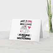 Gewoon een meisje dat van Anime houdt en meisjes k Kaart (Voorkant)