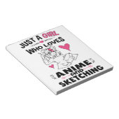 Gewoon een meisje dat van Anime houdt en meisjes k Notitieblok (Schuin)